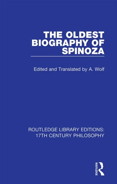 Oldest Biography of Spinoza