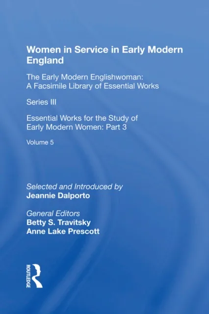 Women in Service in Early Modern England