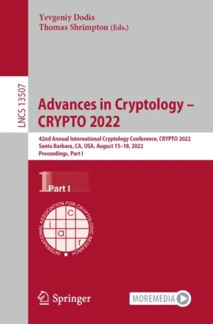 Advances in Cryptology - CRYPTO 2022
