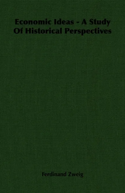 Economic Ideas - A Study Of Historical Perspectives