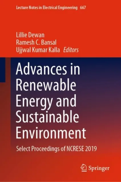 Advances in Renewable Energy and Sustainable Environment