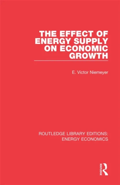 Effect of Energy Supply on Economic Growth