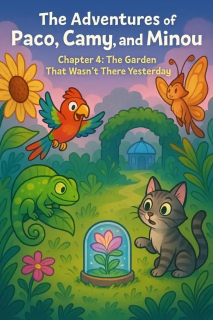 adventures of Paco, Camy and Minou: The garden that wasn't there Yesterday
