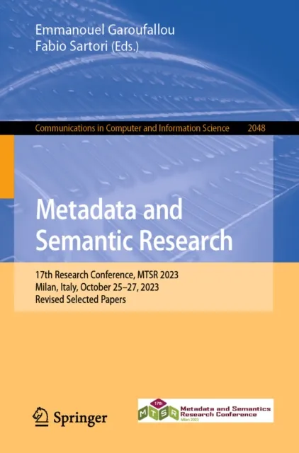 Metadata and Semantic Research