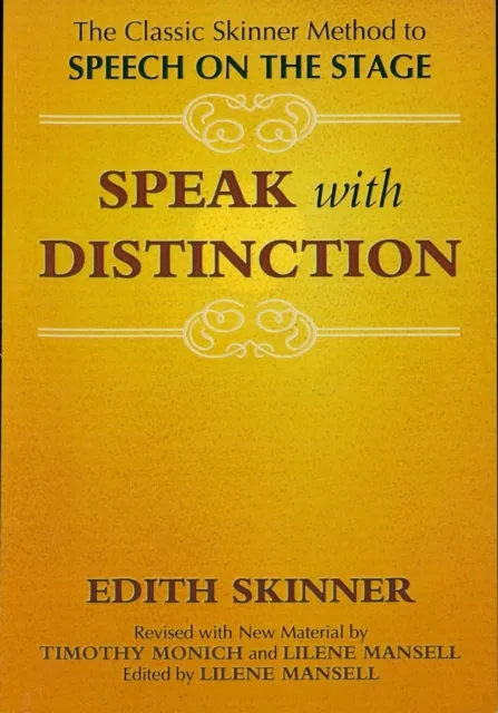 Speak with Distinction