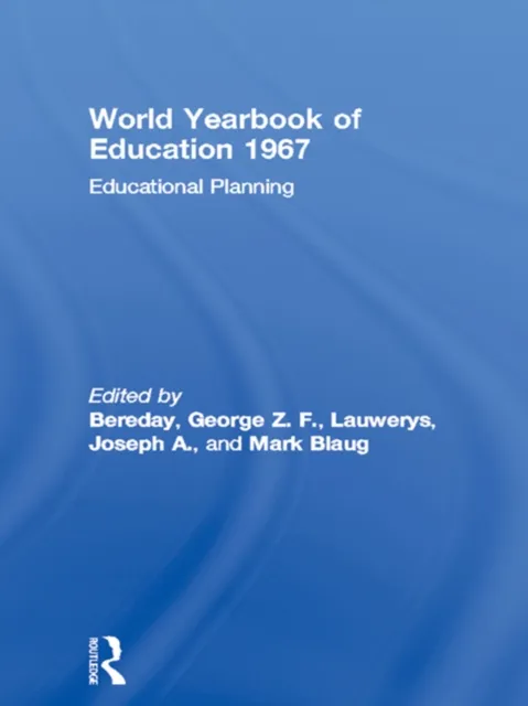 World Yearbook of Education 1967