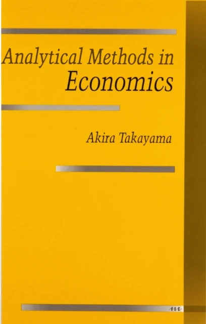Analytical Methods in Economics