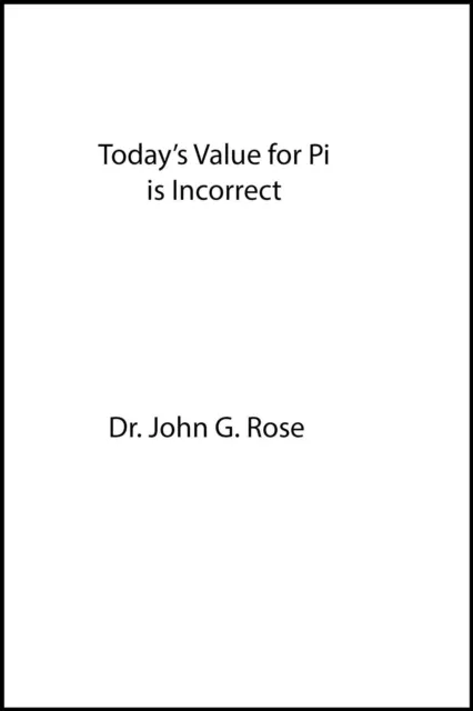 Today's Value for Pi Is Incorrect