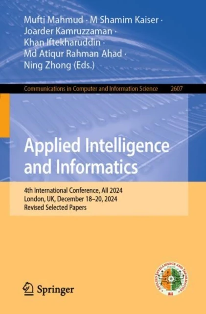 Applied Intelligence and Informatics