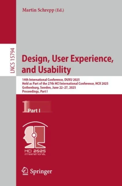 Design, User Experience, and Usability