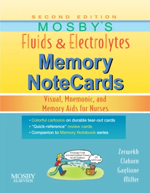 Mosby's Fluids & Electrolytes Memory NoteCards