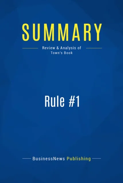 Summary: Rule #1