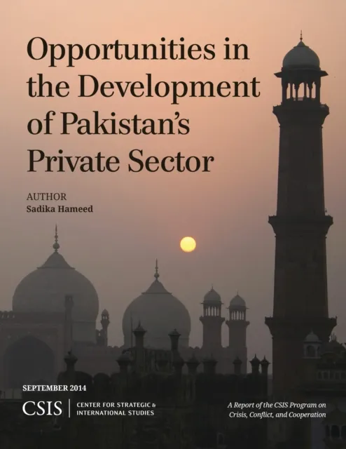 Opportunities in the Development of Pakistan's Private Sector