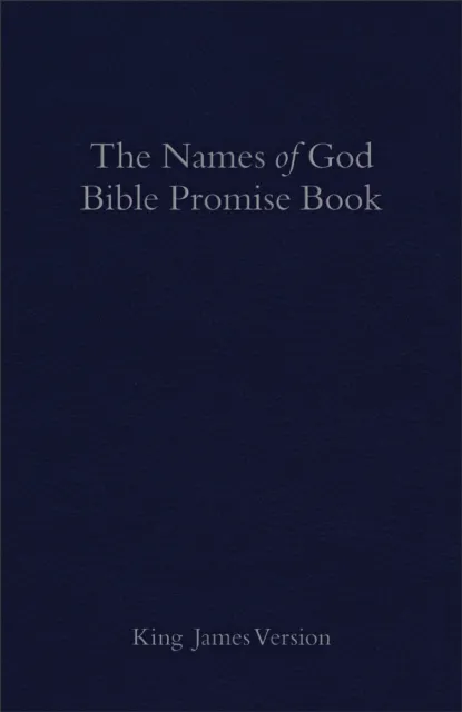 KJV Names of God Bible Promise Book, Blue Imitation Leather