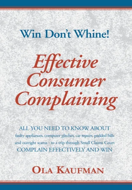Effective Consumer Complaining