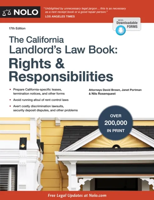 California Landlord's Law Book, The