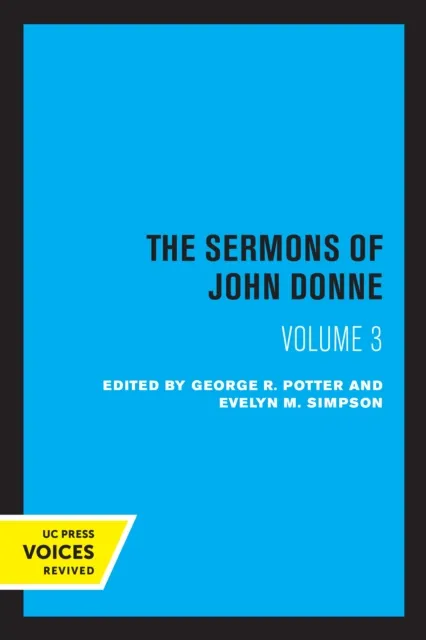 Sermons of John Donne, Volume III