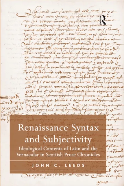 Renaissance Syntax and Subjectivity