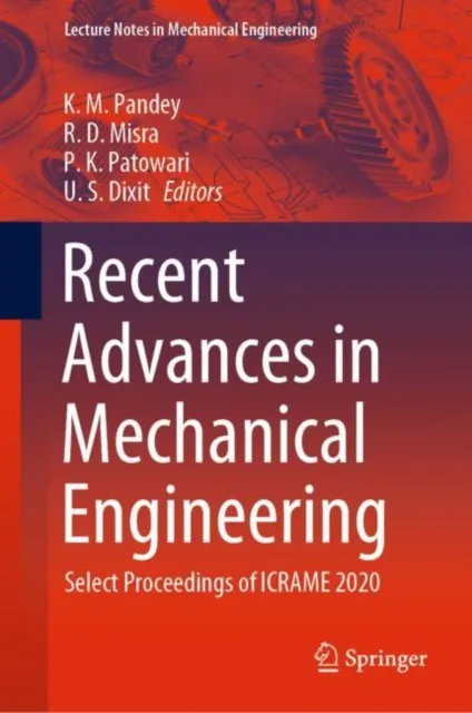 Recent Advances in Mechanical Engineering