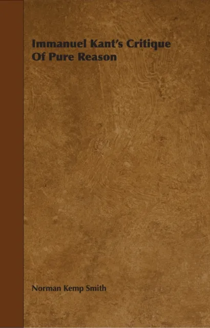 Immanuel Kant's Critique of Pure Reason