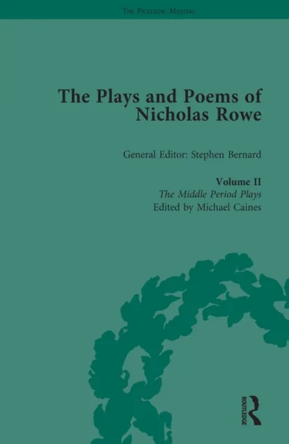 Plays and Poems of Nicholas Rowe, Volume II