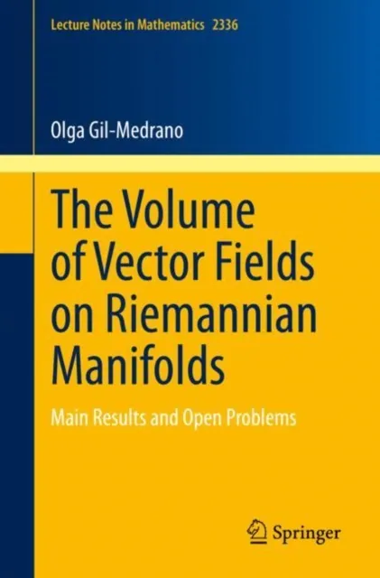 Volume of Vector Fields on Riemannian Manifolds