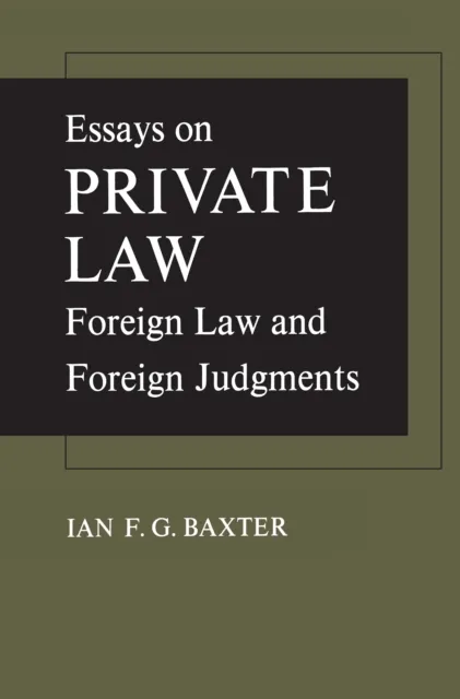 Essays on Private Law