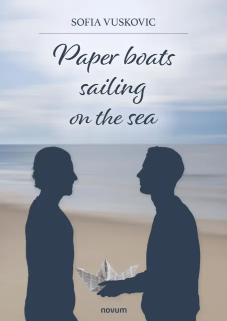 Paper boats sailing on the sea