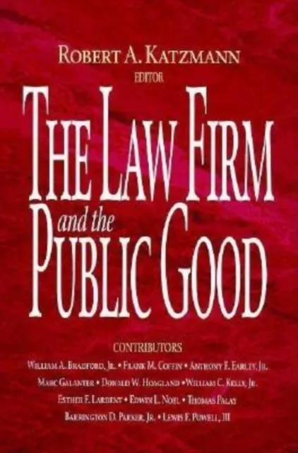 Law Firm and the Public Good