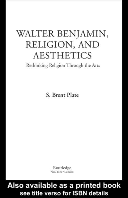 Walter Benjamin, Religion and Aesthetics