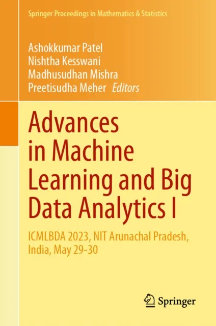 Advances in Machine Learning and Big Data Analytics I