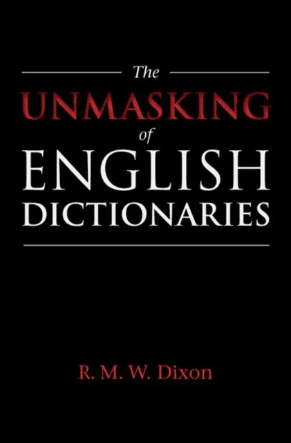 Unmasking of English Dictionaries