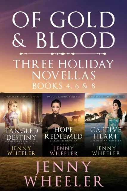 Three Holiday Novellas: Sweet Romance with  a  Twist from Of Gold & Blood Mystery Series