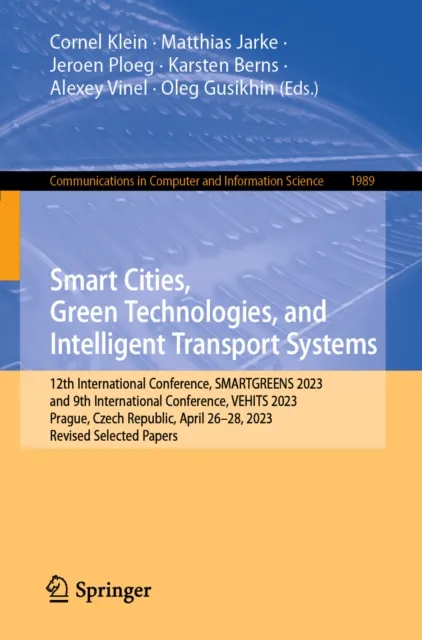 Smart Cities, Green Technologies, and Intelligent Transport Systems