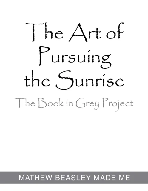 Art of Pursuing the Sunrise