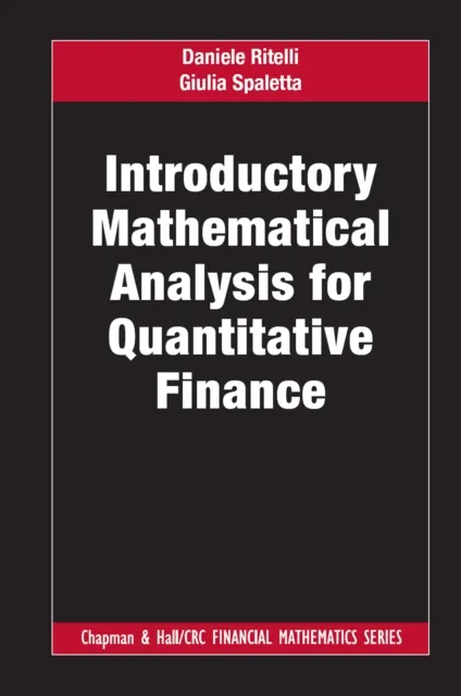 Introductory Mathematical Analysis for Quantitative Finance