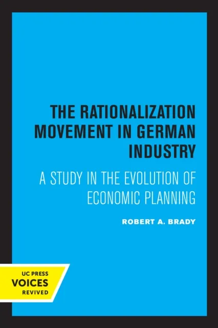 Rationalization Movement in German Industry