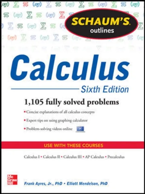 Schaum's Outline of Calculus, 6th Edition