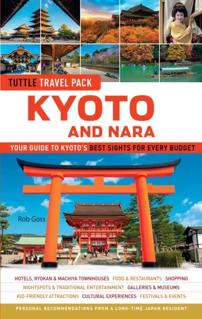 Kyoto and Nara Tuttle Travel Pack Guide + Map
