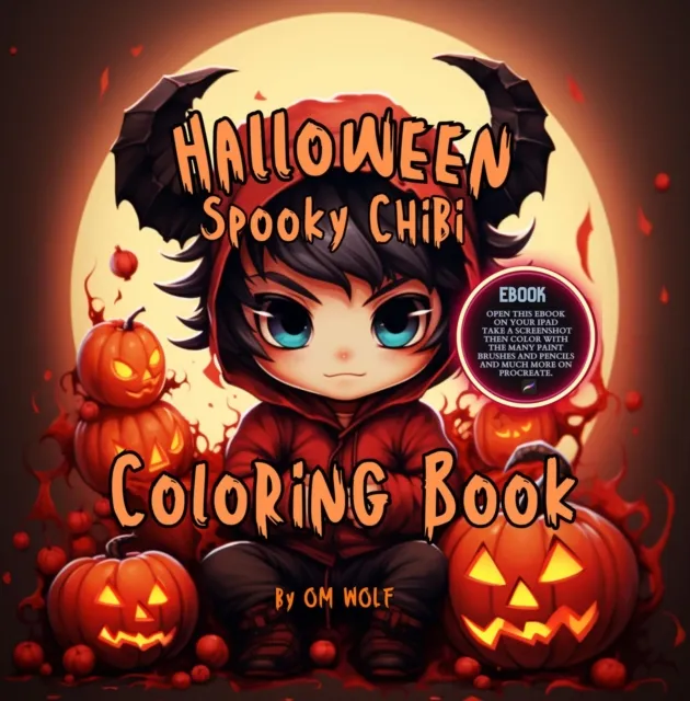 Halloween Spooky Chibi Coloring Book