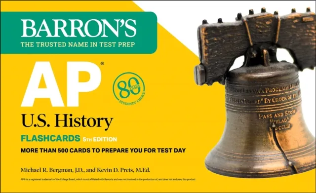 AP U.S. History Flashcards, Fifth Edition: Up-to-Date Review