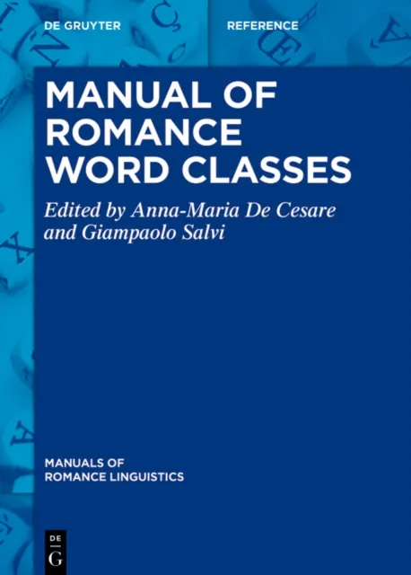 Manual of Romance Word Classes