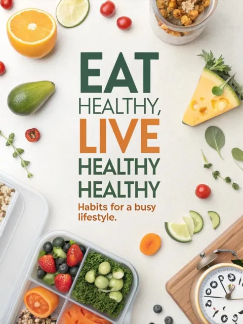Eat Healthy, Live Healthy Healthy Habits for a Busy Lifestyle