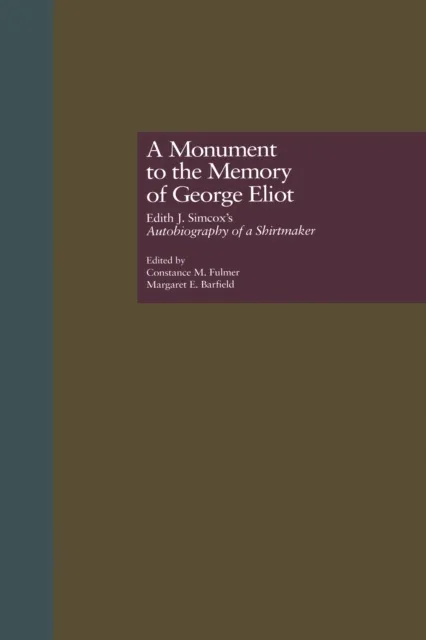 Monument to the Memory of George Eliot