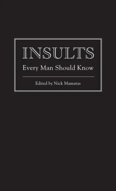 Insults Every Man Should Know