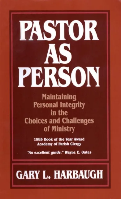 Pastor as Person