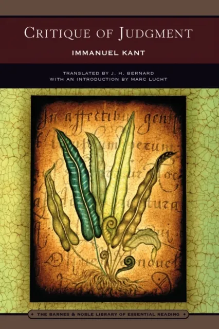 Critique of Judgment (Barnes & Noble Library of Essential Reading)