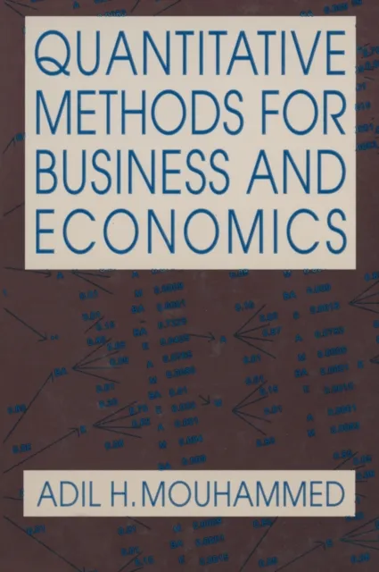 Quantitative Methods for Business and Economics