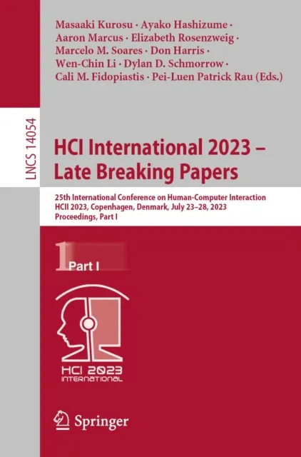 HCI International 2023 - Late Breaking Papers