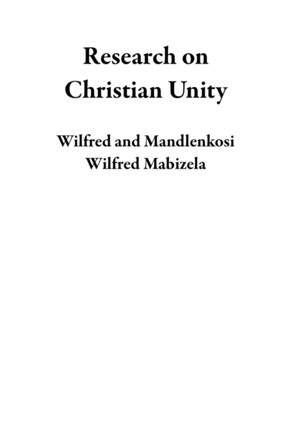 Research on Christian Unity